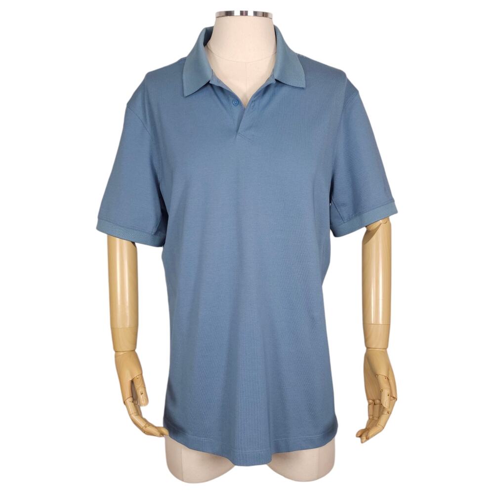 Lululemon Tech Pique Polo Utility Blue SZ XXL